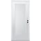 Codel Doors 36" x 80" Primed White Shaker Exterior Fiberglass Door 3068LHISPSF1PSHK49161DM - alternate 1
